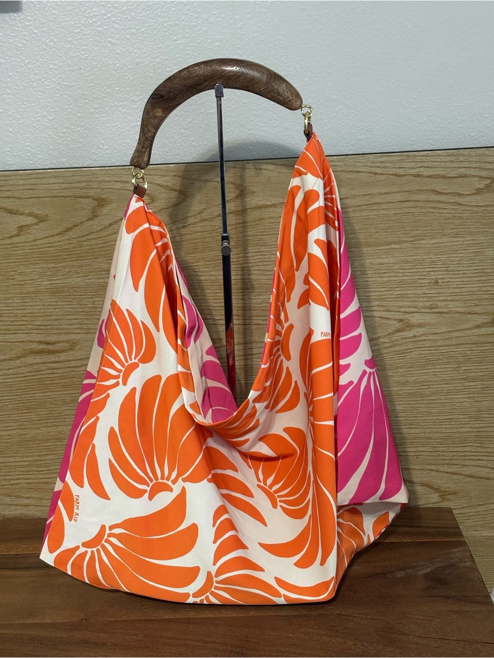 Farm Rio scarf tote bag